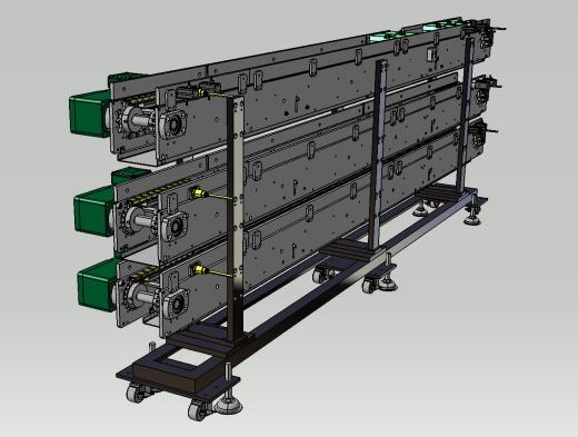 Pallet conveyor三层托盘输送机缩略图