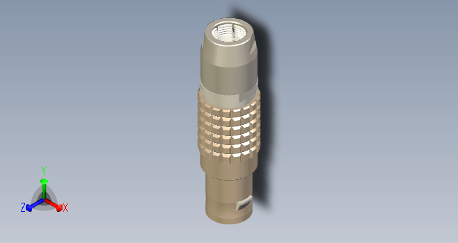 LEMO连接器FGG.1B完全细节图纸