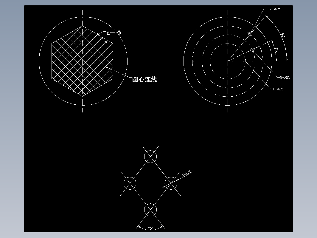 孔眼简化画法