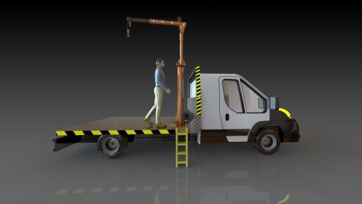 domocad3d维修拖车起重工程车缩略图