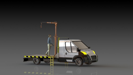 domocad3d维修拖车起重工程车缩略图