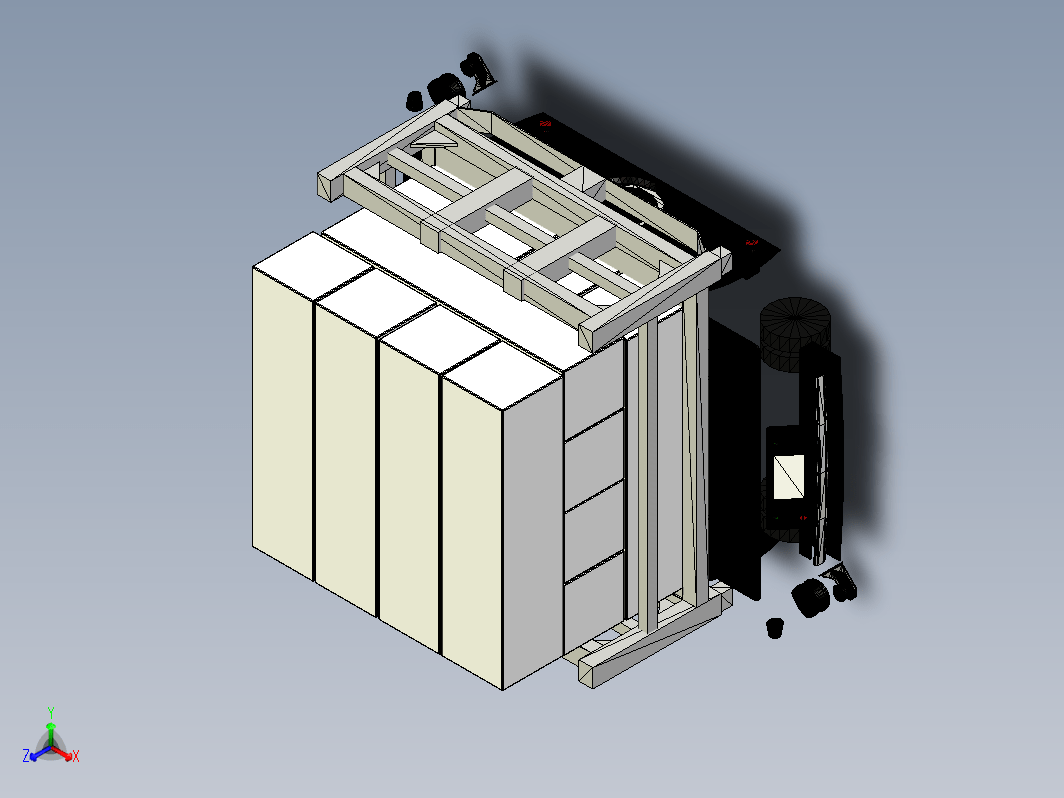 工业3D AGV小车