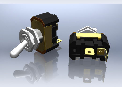 开关-stp、solidworks、igs缩略图