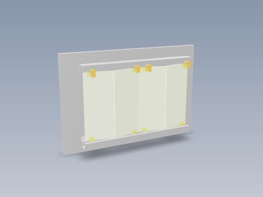 双向自动可折叠门窗机构设计缩略图