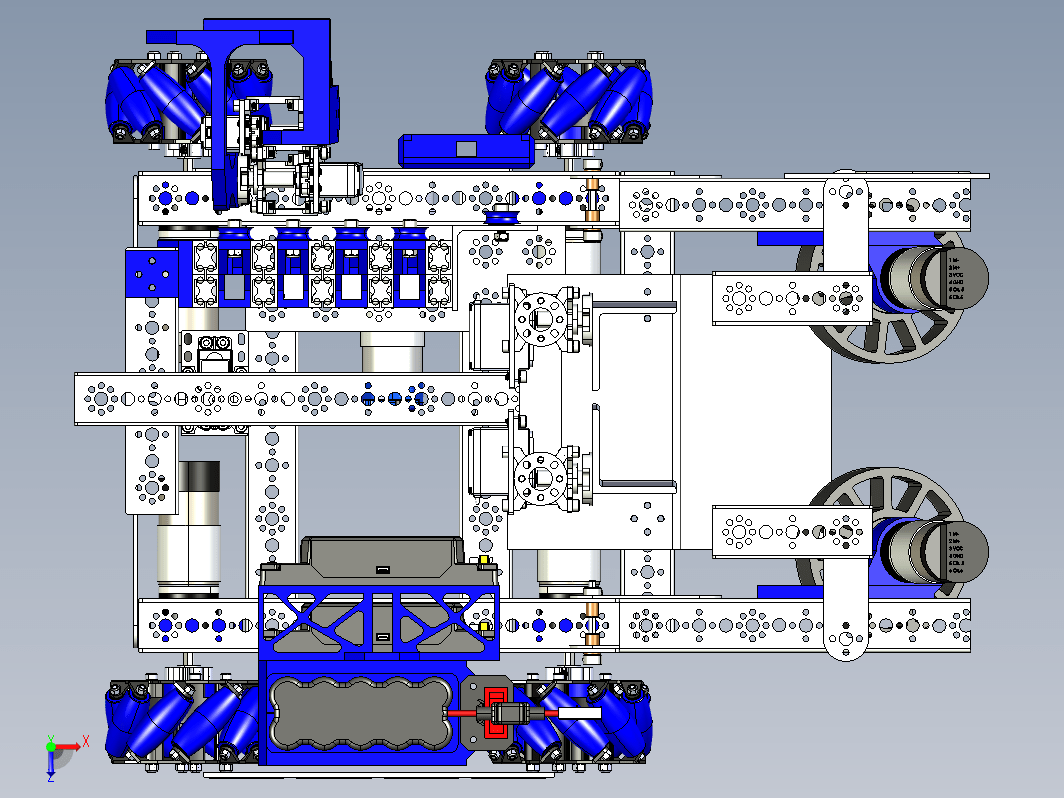 skystone 2019 9970号麦克纳姆轮机器人车