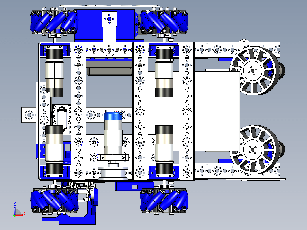 skystone 2019 9970号麦克纳姆轮机器人车