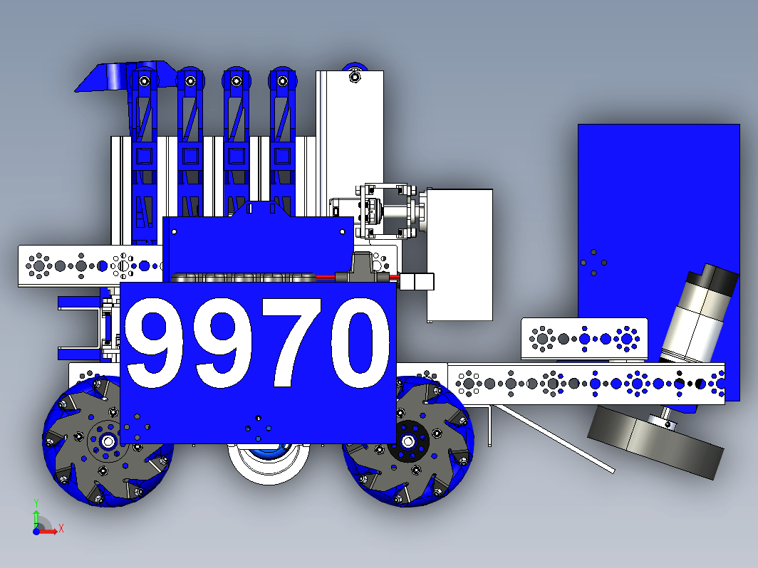 skystone 2019 9970号麦克纳姆轮机器人车