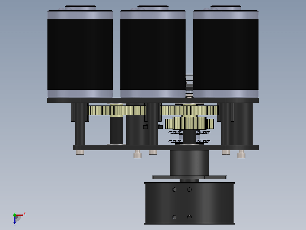 3-mini-cim模型电机齿轮箱