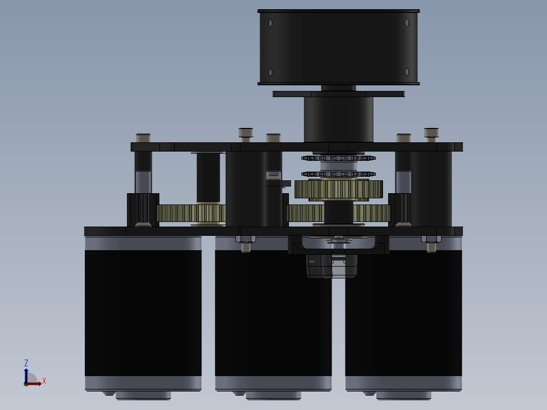 3-mini-cim模型电机齿轮箱