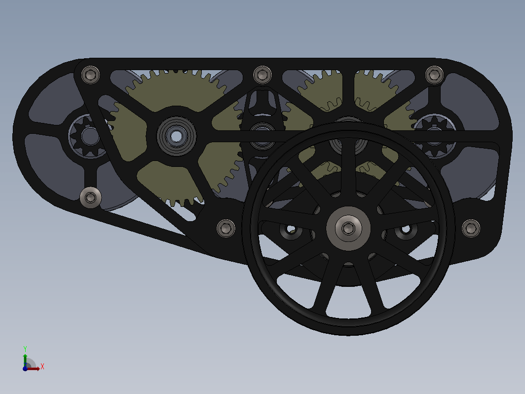 3-mini-cim模型电机齿轮箱