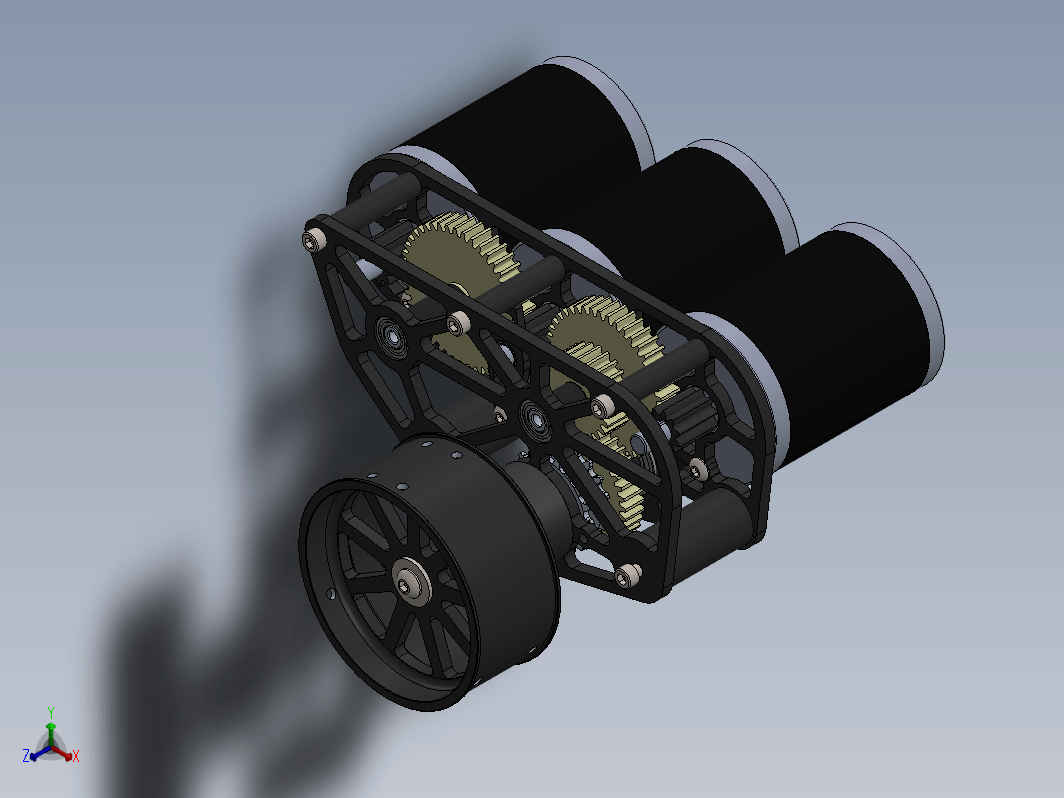 3-mini-cim模型电机齿轮箱