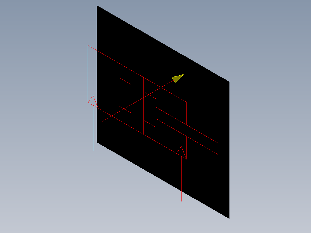 液压元件符号库-双作用气缸