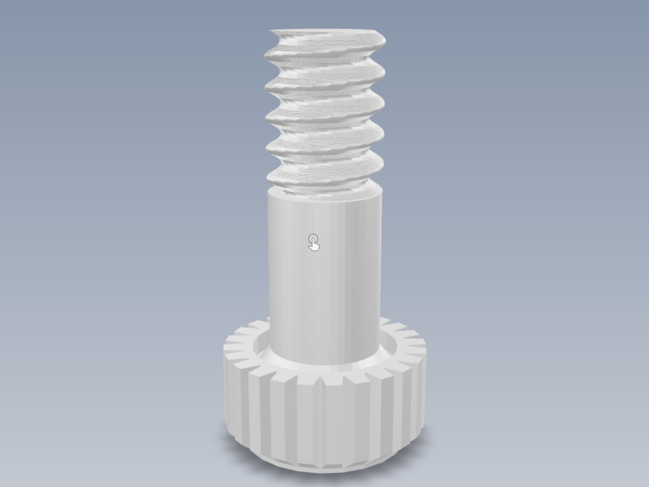 适合3D打印机的简单齿轮箱