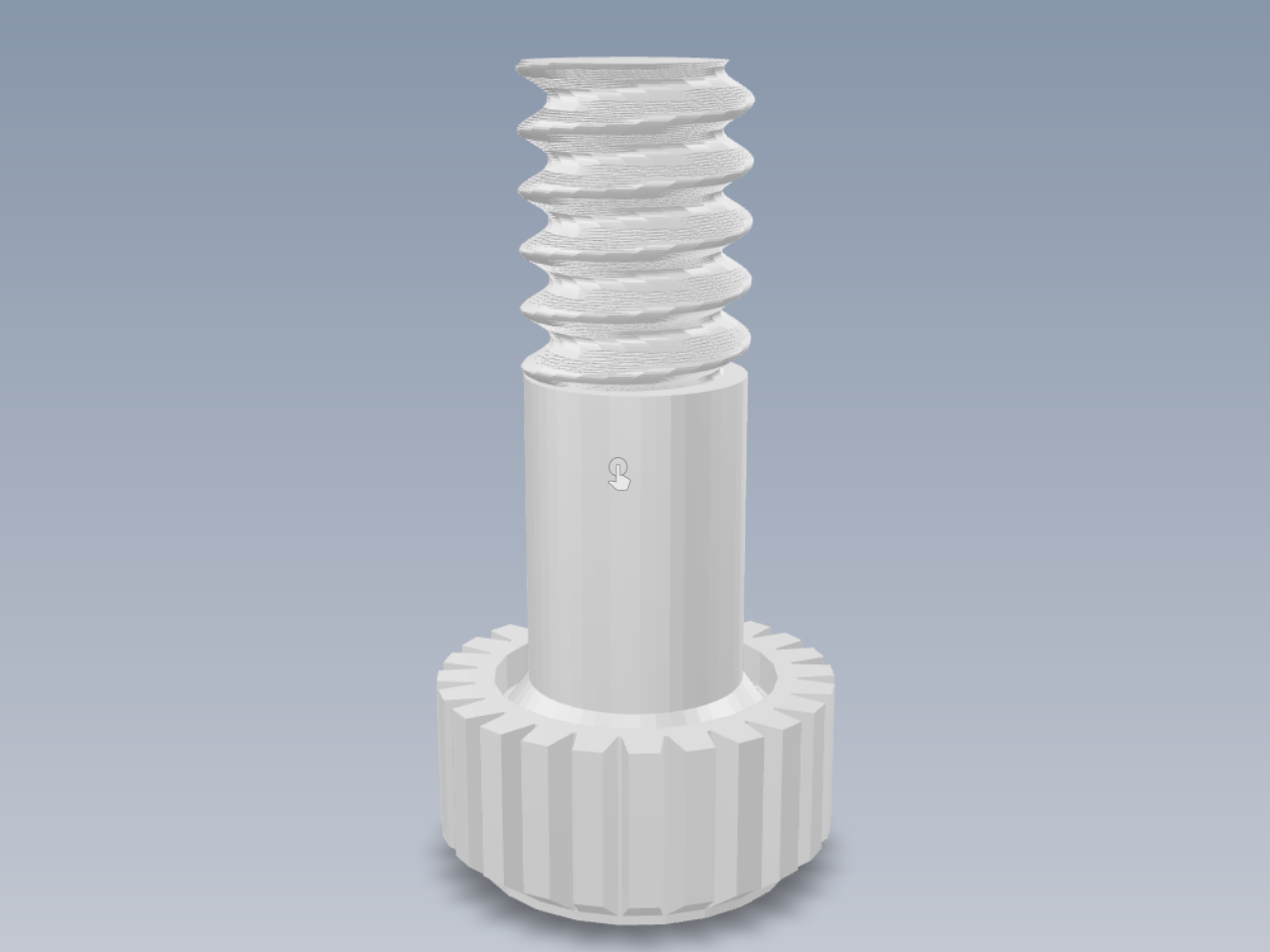 适合3D打印机的简单齿轮箱