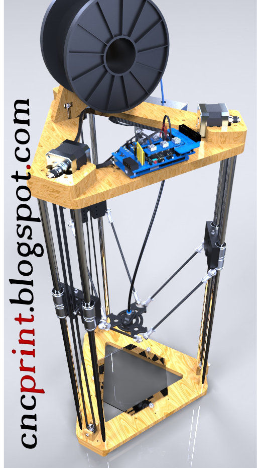 Deltabot三角3D打印机缩略图