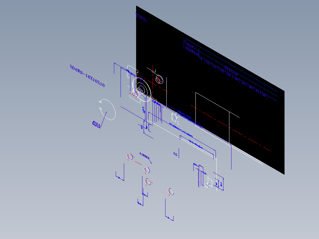 SDA气缸 83-SDAW-16-SN