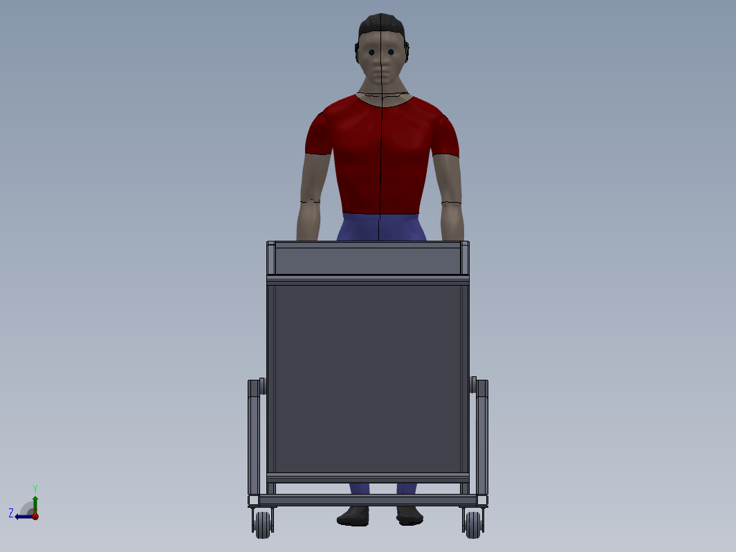 tilting斜口运输斗车3D图纸 Solidworks设计 附STEP x_t