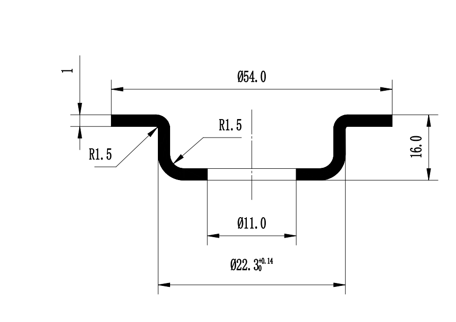 真空助力器壳体冲压成形工艺与模具设计CAD+说明书