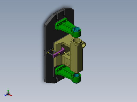 车床尾座体的机械加工工艺及镗床夹具设计三维SW2012带参+CAD+说明书缩略图