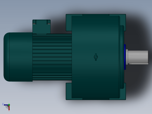 CH-50-1500-110～200卧式三相铝壳(刹车)马达减速机[CH-50-1500-110-G2]缩略图