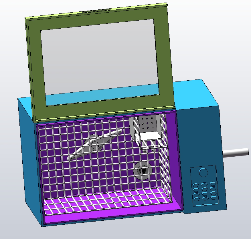 D家用超声波洗碗机结构设计JX5=三维SW2016带参+CAD+说明