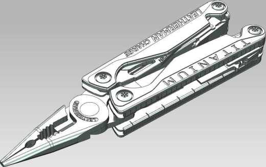 598莱泽曼工具钳UG设计缩略图