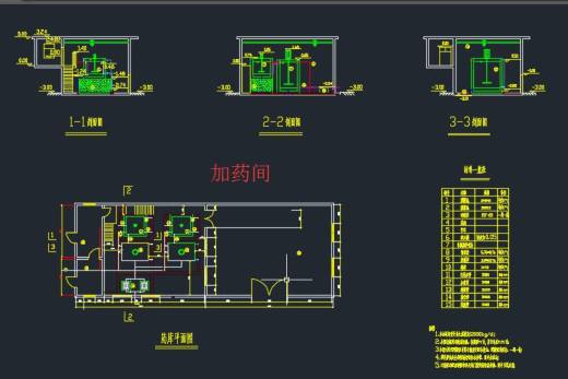 18万m3／d净水厂设计+CAD+说明缩略图