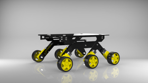 Rocker-Bogie mechanism (Mars Rover)摇臂转向火星车缩略图
