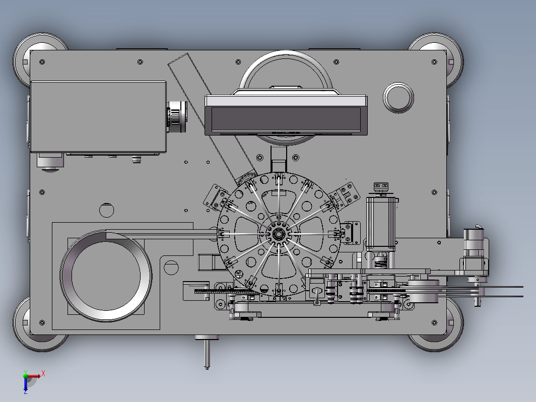 高速SMD编带设备包装机 3D模型（ProE_Creo.Elements设计，提供step(stp)_Asm_Prt文件2