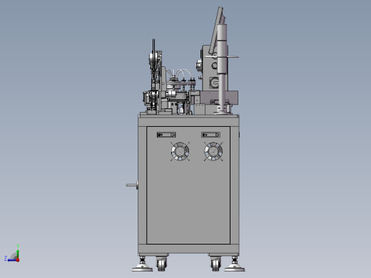 高速SMD编带设备包装机 3D模型（ProE_Creo.Elements设计，提供step(stp)_Asm_Prt文件2缩略图