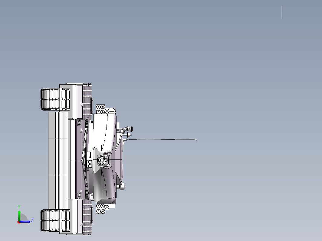 99式坦克三维模型