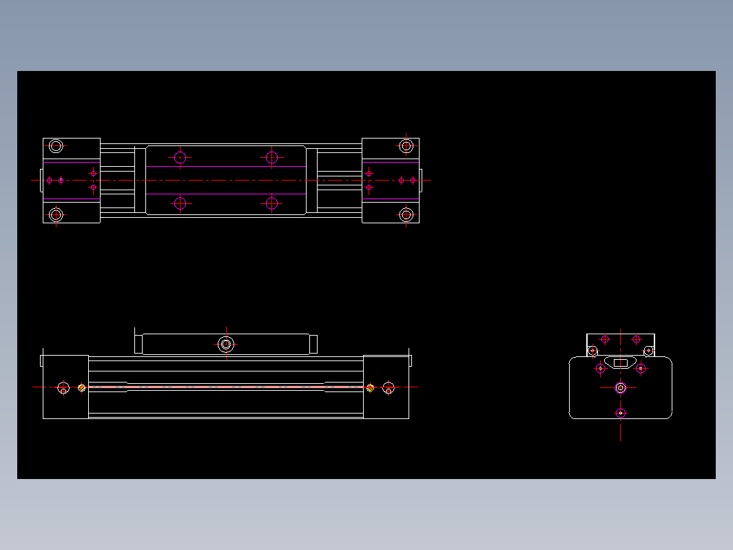 气缸 MY1B16