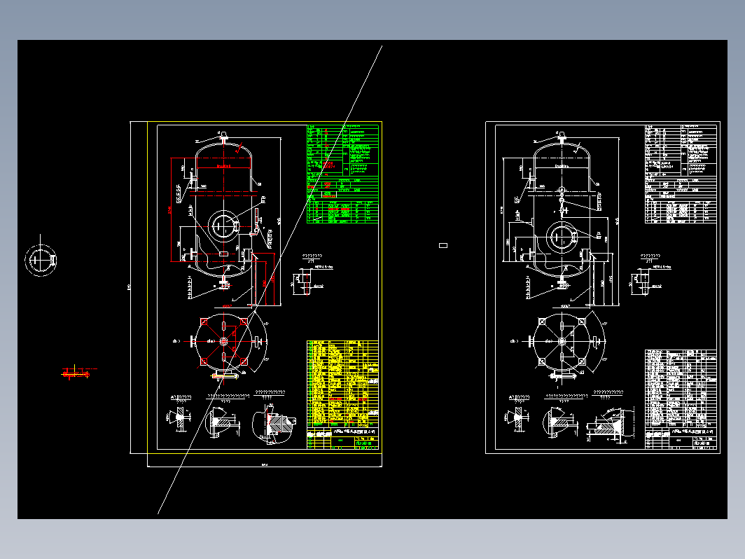 3立缓冲罐cad图CAD设计图