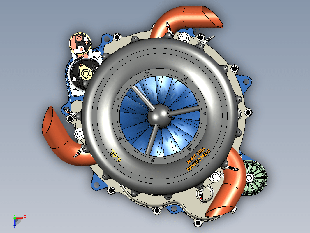 6.0L二冲程转子引擎