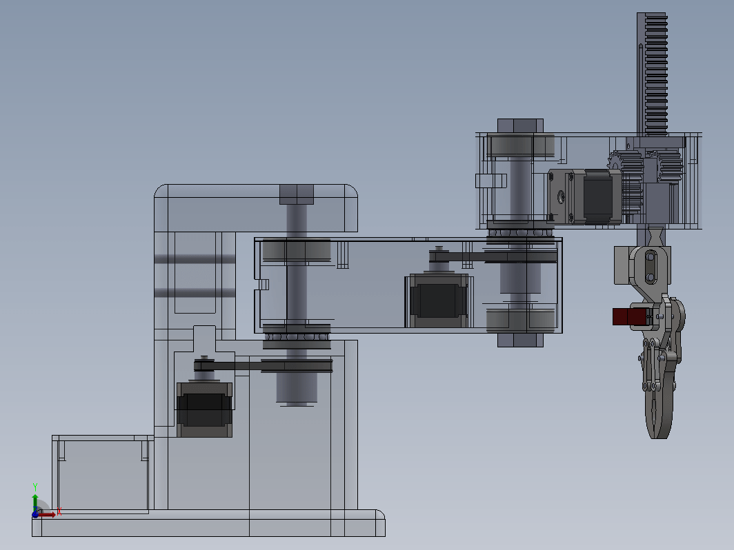 机械臂结构 scara-robot