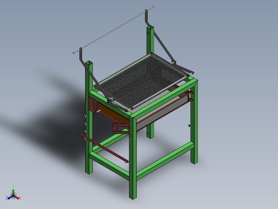 旋转烧烤架 Rotating BBQ Grill