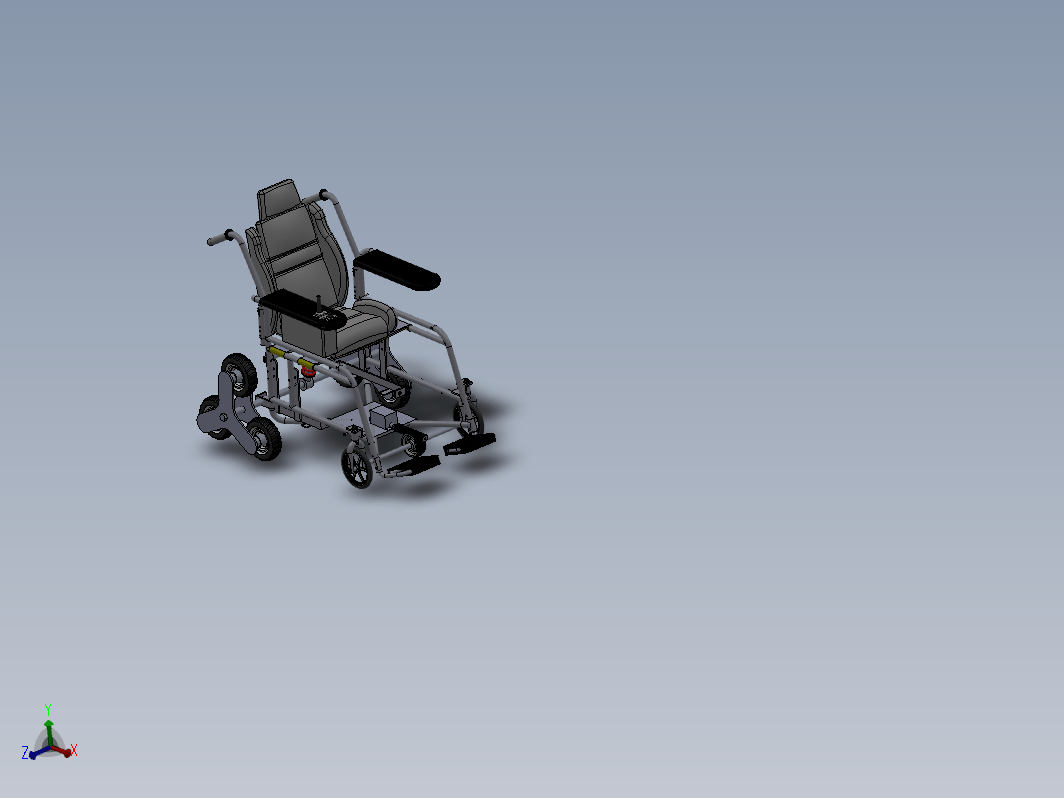 特殊功能轮椅(方便上下楼梯)