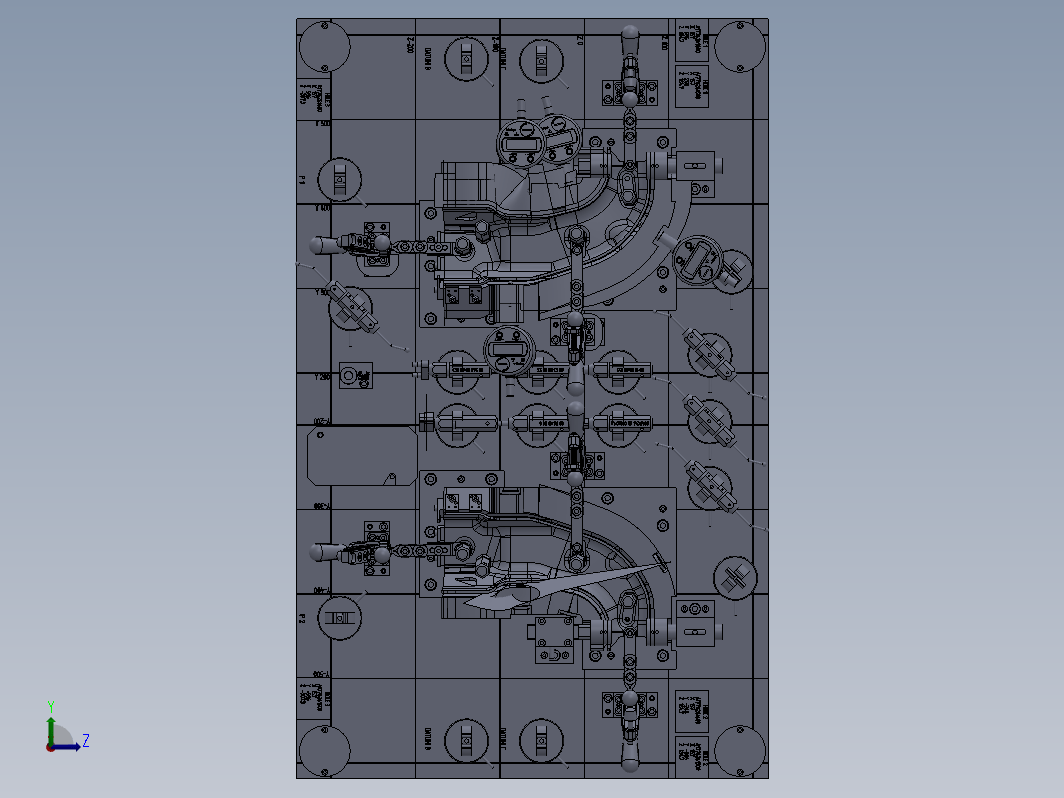 多角度焊接检具设计模型