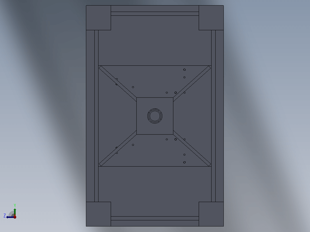 多角度焊接检具设计模型