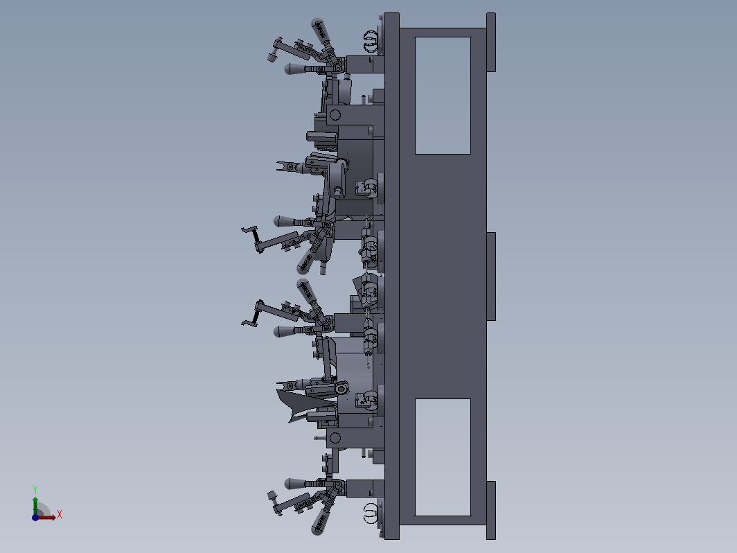 多角度焊接检具设计模型