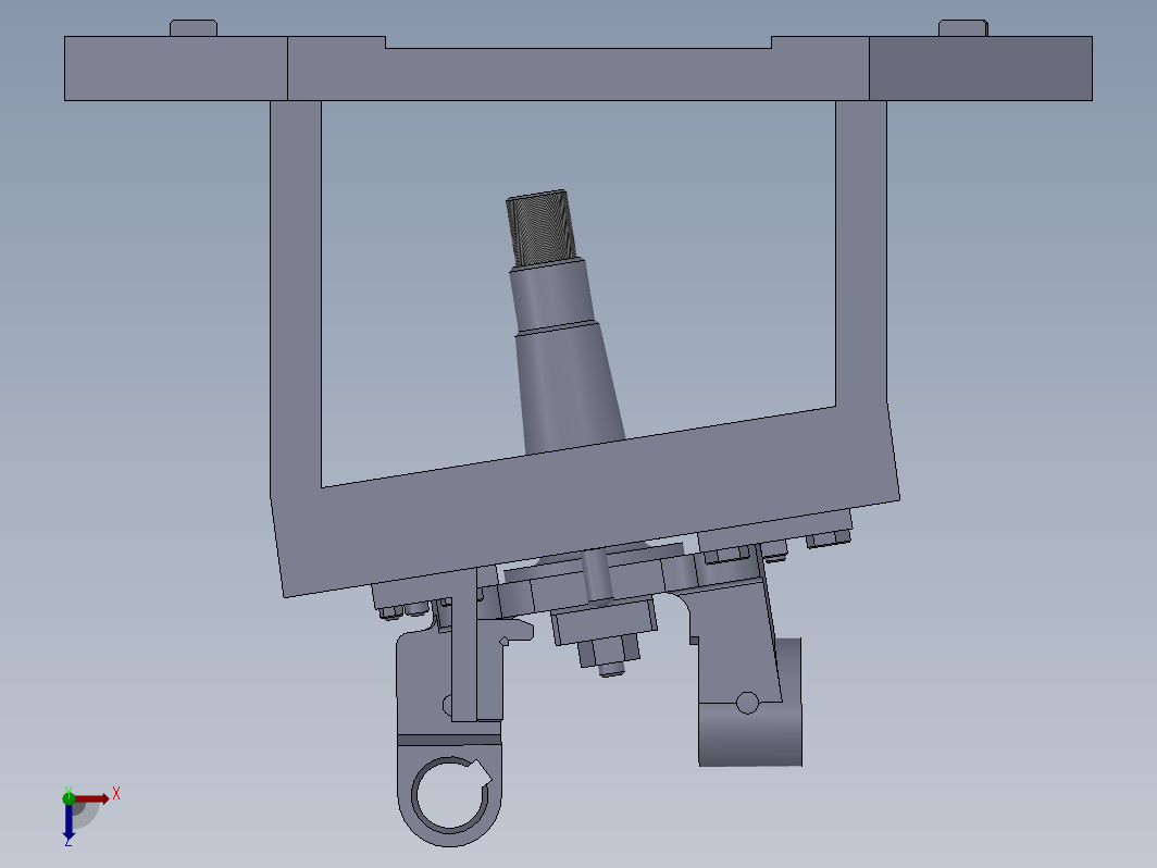 汽车左转向节的加工工艺规程及夹具设计三维SW2010带参+CAD+说明书