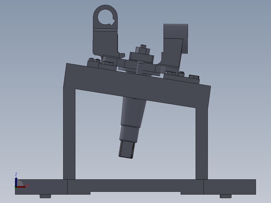 汽车左转向节的加工工艺规程及夹具设计三维SW2010带参+CAD+说明书