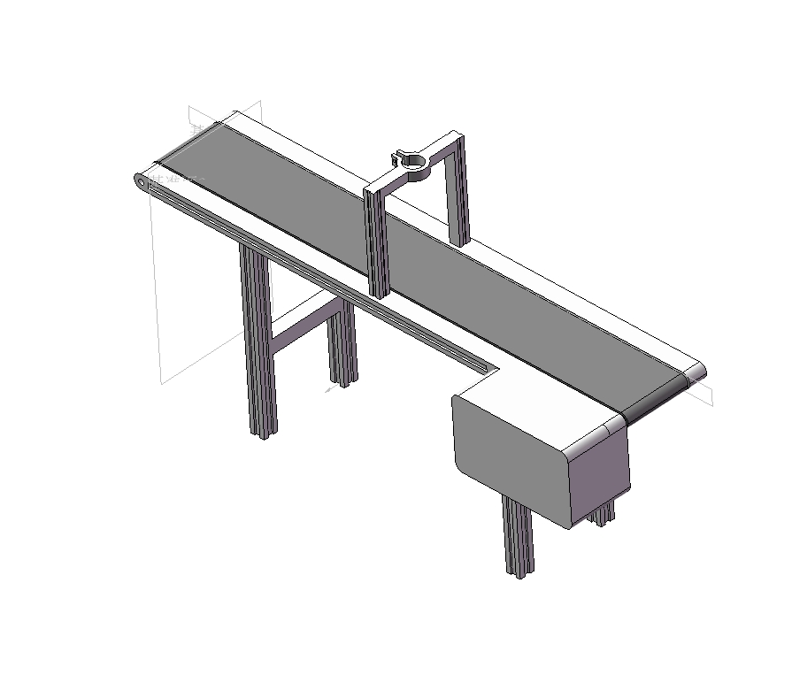 传送带三维建模三维SW2016无参