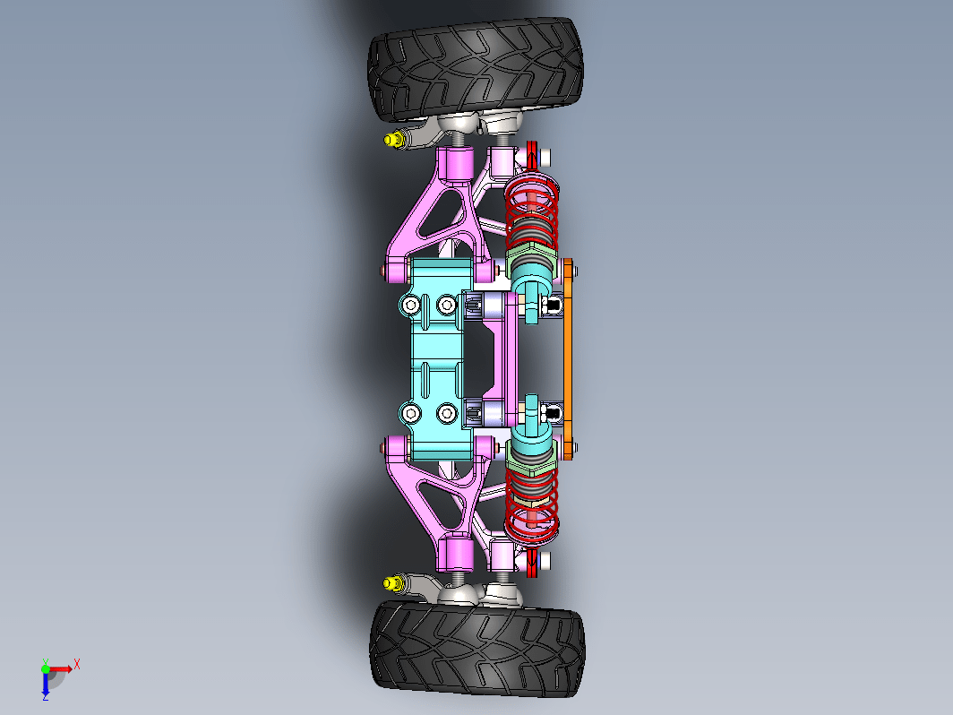 双横臂悬结构 automobile-suspension