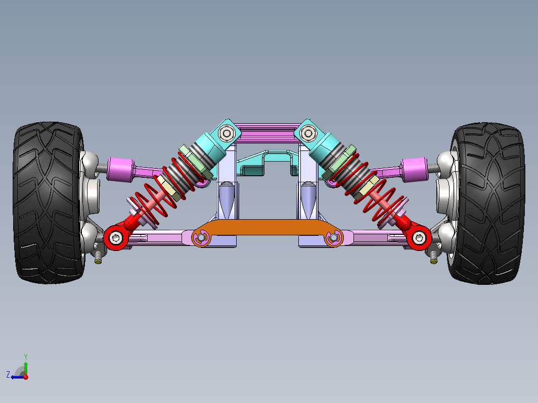 双横臂悬结构 automobile-suspension