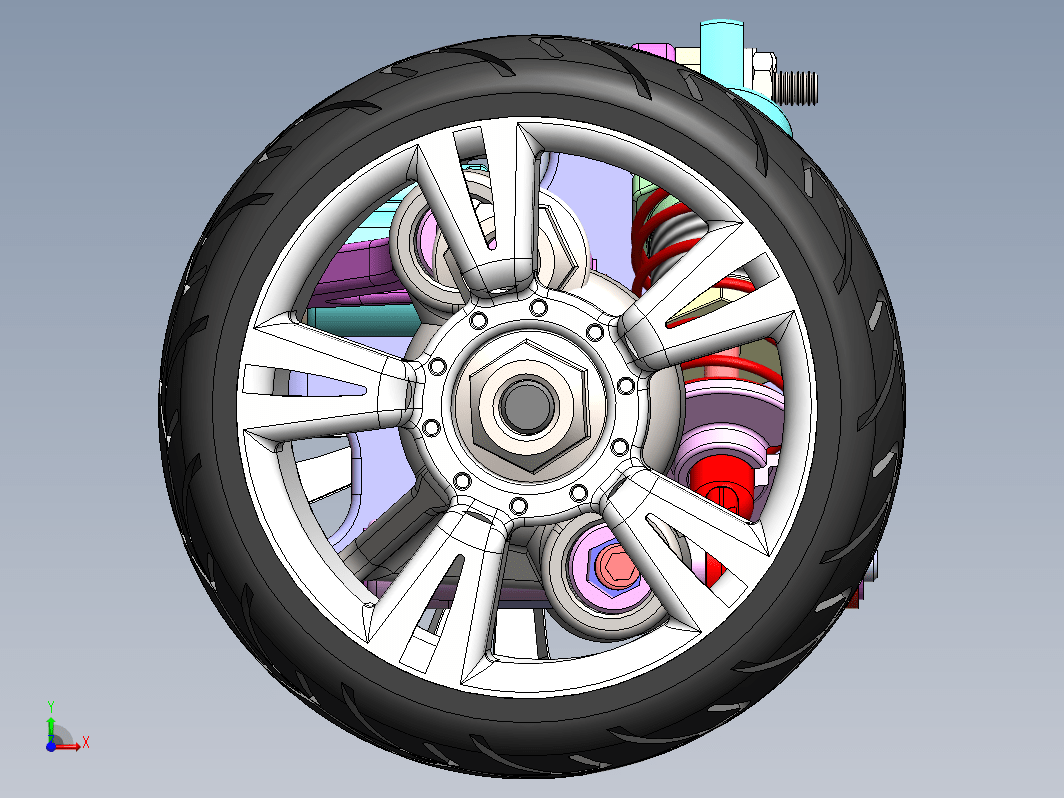 双横臂悬结构 automobile-suspension