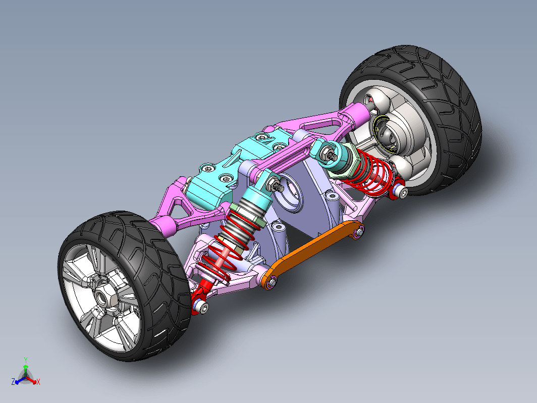 双横臂悬结构 automobile-suspension