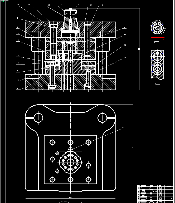 分度盘零件冲孔落料复合模设计（倒装复合模）【全套13张CAD图】