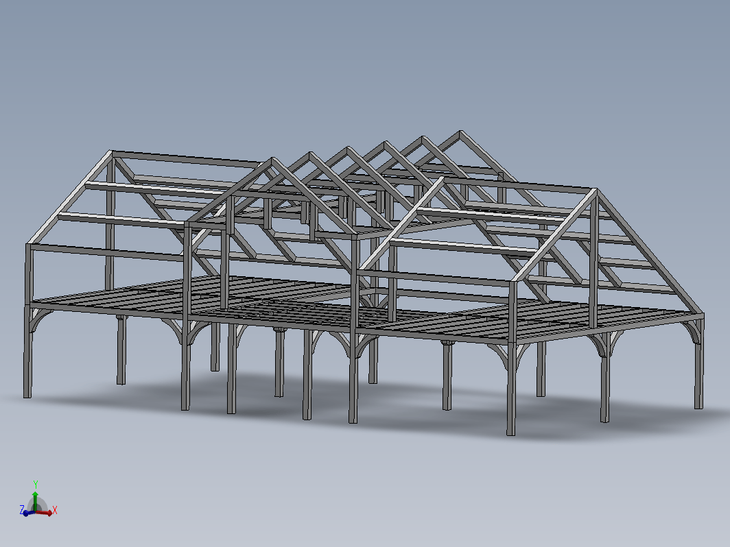 Timber小木屋框架结构