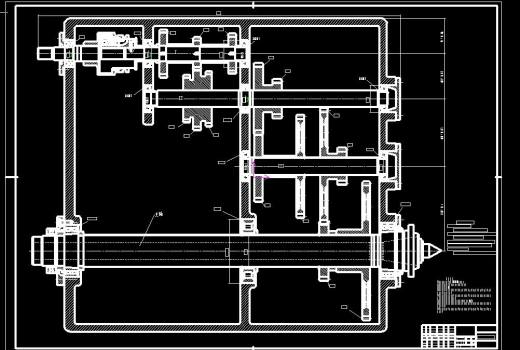 车床主传动系统主轴设计（31.5-1400、12级）缩略图